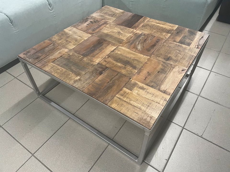 NEU NUR 199€ Couchtisch Tisch Massiv Mangoholz Rustikal 80x80cm in Papenburg