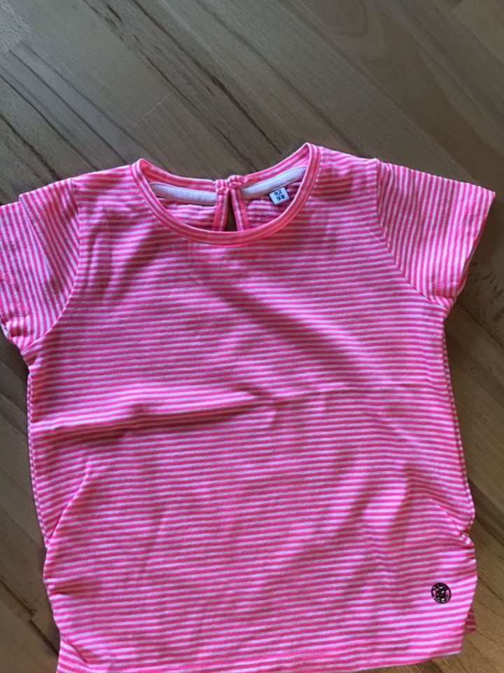 T-Shirt 92 Benetton Tom Tailor noppies rosa gelb pink in Kempen