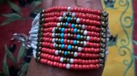 XL ARMREIF PERLEN INDIANER ETHNO Hippie IBIZA ARMBAND Nordrhein-Westfalen - Witten Vorschau