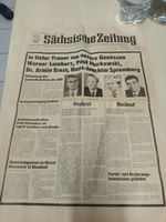 Sächsische Zeitung 08.03.1978 Flugzeugabsturz Werner Lamberz DDR Rheinland-Pfalz - Nassau Vorschau