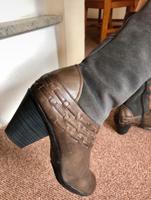 ♥️ Damen Stiefel CAPRICE Gr. 40 grau braun ♥️ Nordrhein-Westfalen - Hennef (Sieg) Vorschau