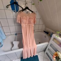 Ich verkaufe ein Abendkleid (ungetragen) in Aprikot Schleswig-Holstein - Glinde Vorschau