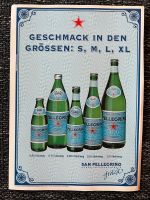 alte San Pellegrino Mineralwasser Werbung aus einem Magazin Niedersachsen - Wolfsburg Vorschau