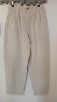 leichte Hose beige creme mit Muster, Größe 38 Bayern - Plattling Vorschau