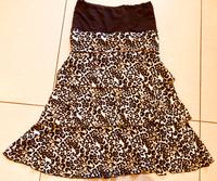 Rock Stufenrock Leo Leopard braun beige XS S 34 36 Nordrhein-Westfalen - Werther (Westfalen) Vorschau