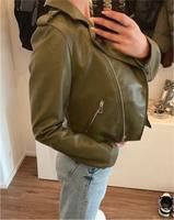 Lederjacke Khaki oliv dunkelgrün neu Bayern - Günzburg Vorschau