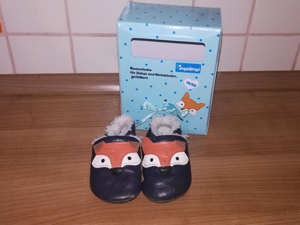 Impidimpi Gr.19/20 Krabbelschuhe Hausschuhe f.Babys/ Kleinkinder in Schaidenhausen