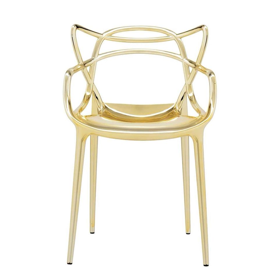 Kartell Masters Sedia Metalli Gold in Ingersheim