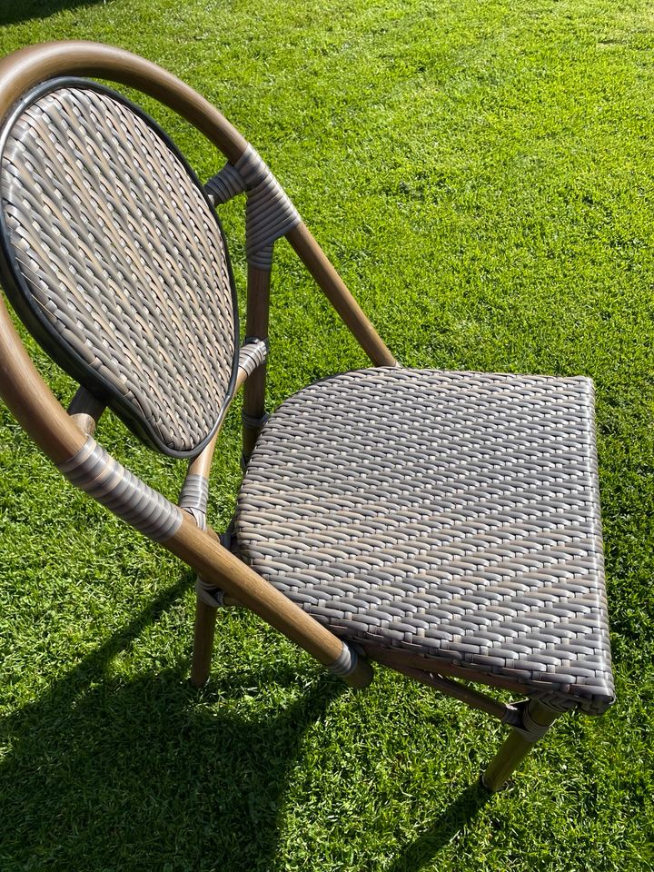 Barstühle Alu/ Rattan  Garten in Biberach an der Riß