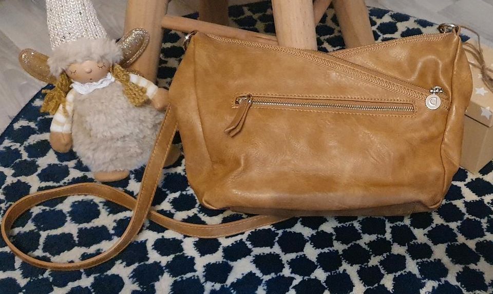 Desigual Damen Handtasche Umhängetasche beige hellbraun TOP in Essen