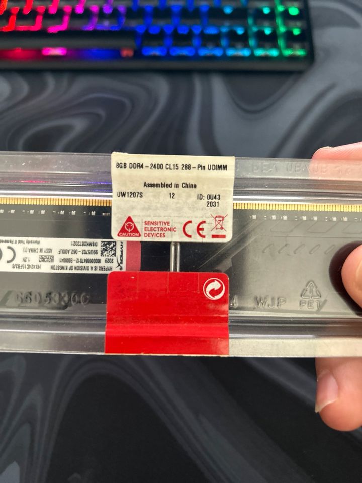 Hyper X Fury Ddr 2400mhz Ram in Würzburg