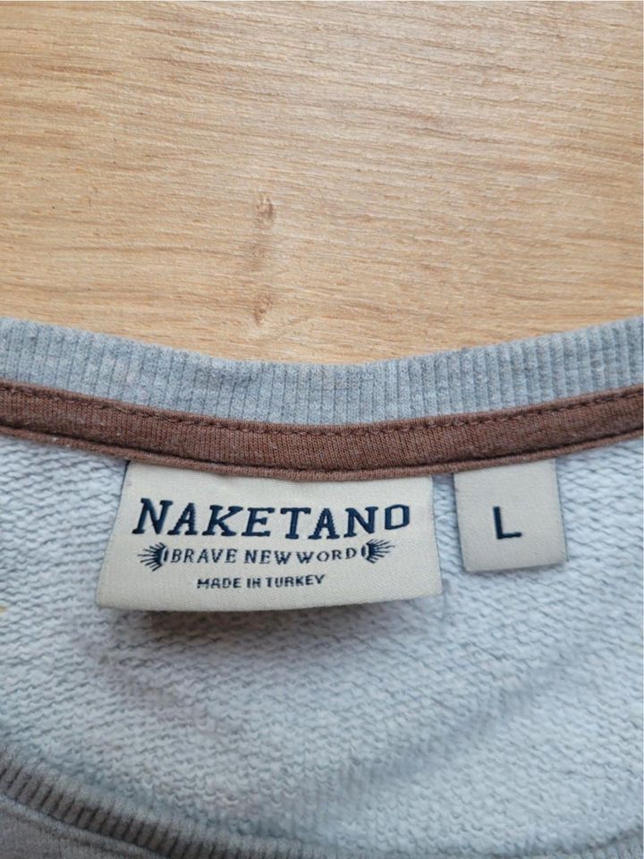 >>Naketano Sweatshirt Kleid, grau Gr.: -L-, guter Zustand<< in Neuenhagen