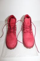 Timberland Boots Schuhe Stiefeletten Damen Gr. 39,5 Rot Leder Hessen - Mörfelden-Walldorf Vorschau