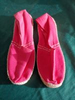handgefertigte pink Schuhe Espandilles aus Portugal Gr. 38 Berlin - Lichtenberg Vorschau
