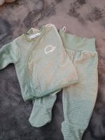 NEU! Set Baby Gr 62, Wickelshirt + Hose mit Füssen grün Bayern - Burghaslach Vorschau