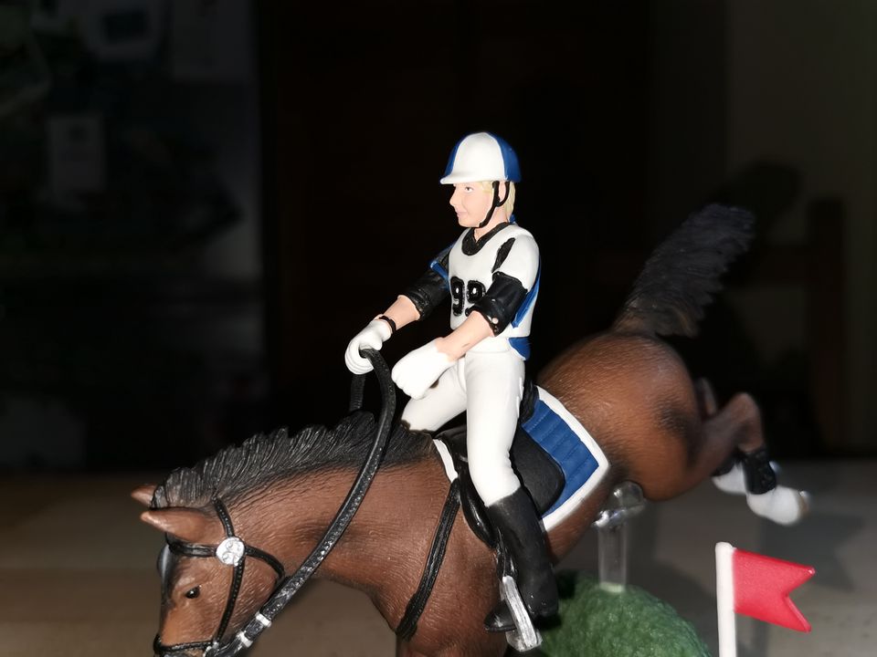 Schleich 42047 Vielseitigkeitsreiter + Hindernis komplett in Bad Gandersheim