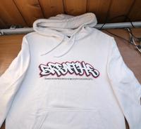 Weißer Kapuzenpullover mit künstlerischem Design – Größe M Thüringen - Neuhaus Vorschau