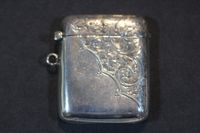 Antike Streichholz - Dose / Etui aus 925er Silber / Chester 1903 Düsseldorf - Eller Vorschau