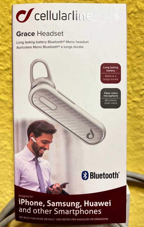 Bluetooth Headset neu universal verwendbar in Sundhagen