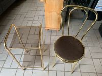Stuhl und Tisch goldfarben Bayern - Euerbach Vorschau
