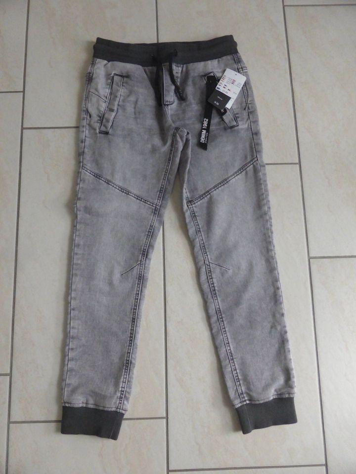 Kinder Jogger Jogpants Schlupf- Hose Jeans grau Gr. 158 164 W 30 in Schrobenhausen