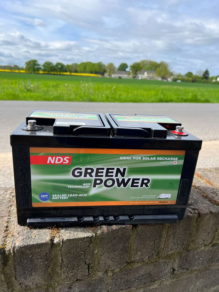 AGM Batterie 100AH Green Power für Wohnmobil oder Boot (neu) in Moers