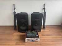 Omnitronic Lautsprecher +Stative/Ständer +Stereo Mixer +Amplifier Baden-Württemberg - Rümmingen Vorschau