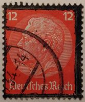 Briefmarke Deutsches Reich 1934, Tod von Paul Hindenburg,12 Pf. Nordrhein-Westfalen - Leverkusen Vorschau