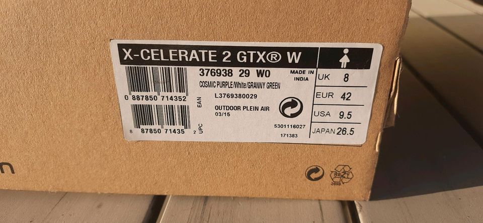 Salomon X-Celerate 2 GTX, UK 8, EU 42 in Fuchstal