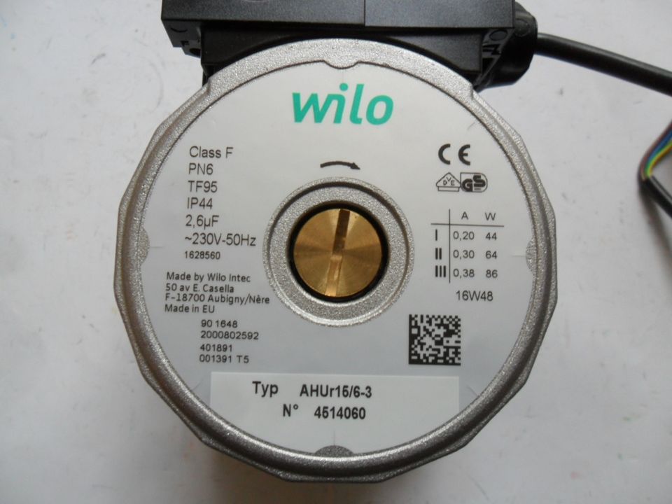 Wilo RS25 / 5-3 Ku P Heizungspumpe Umwälzpumpe 230 Volt