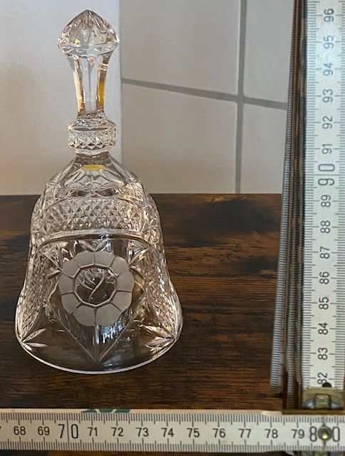 Vase + Dose + Glocke Bleikristall bzw. Kristall (auch einzeln) in Trogen