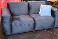 Samt grau Doppel Sofa Stuttgart - Vaihingen Vorschau