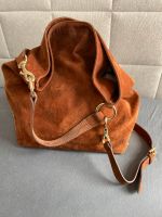 Originale Silvio Tossi Handtasche Wildleder Hessen - Groß-Gerau Vorschau