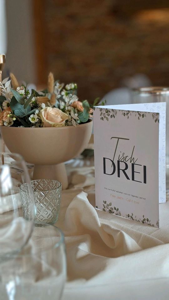 Hochzeit | Save the date, Einladung, Tischkarten, Schilder, Spiel in Gremmendorf
