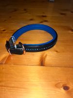 Lederhalsband blaue Glitzersteine 34cm verstellbar Nordrhein-Westfalen - Reichshof Vorschau