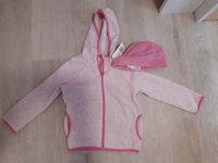 Strickfleece Jacke mit Mütze, Mädchen, neu, rosa, Gr. 116 Bayern - Markt Schwaben Vorschau