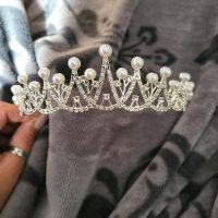 Strass Tiara mit Perlen Krone Braut Schmuck Bochum - Bochum-Wattenscheid Vorschau