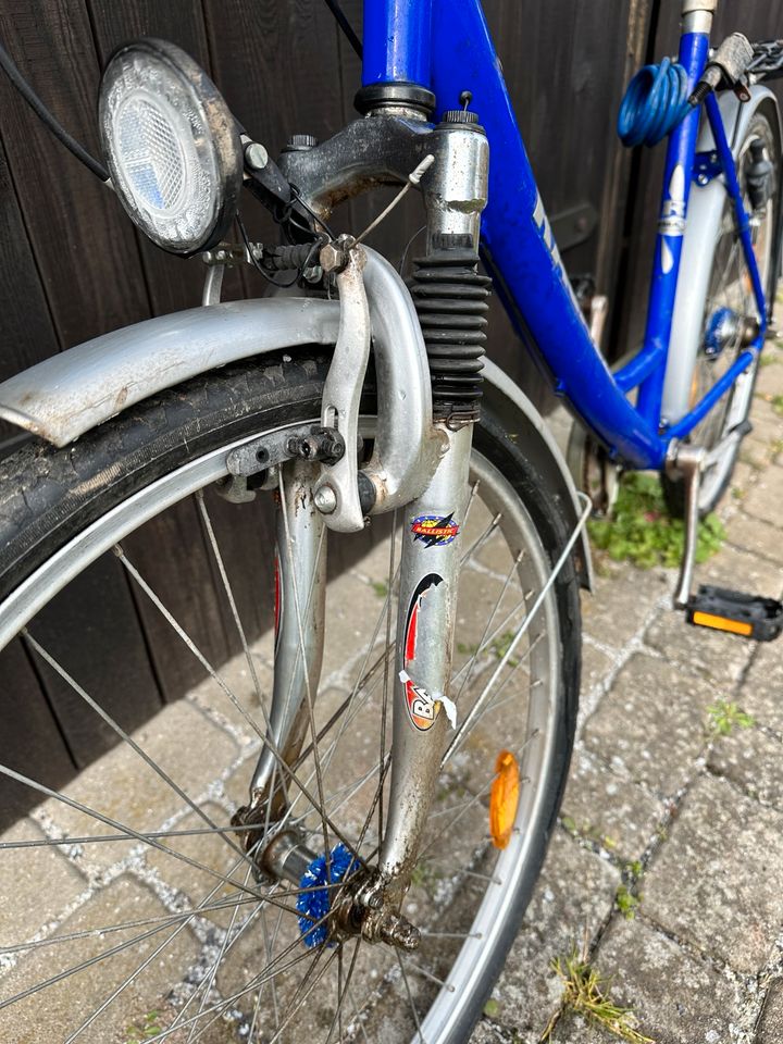Ragazzi Fahrrad Damenrad 26 Zoll blau in Neuzelle
