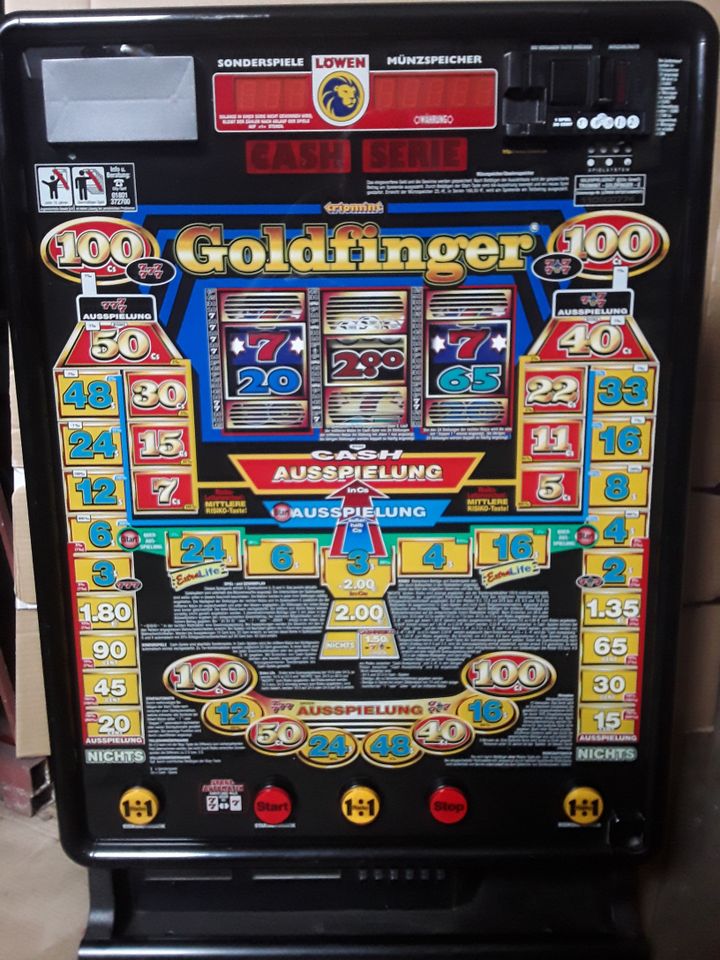 Löwen Goldfinger Geldspielautomat in Waidhaus