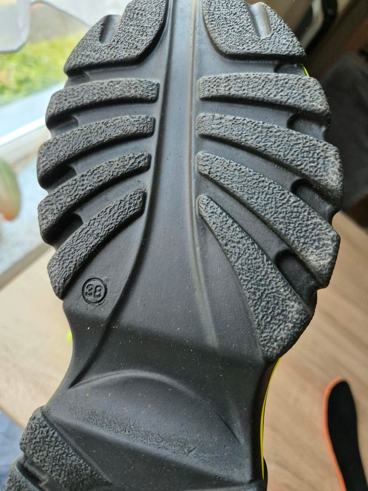 Buffalo Schuhe Größe 38 schwarz neon gelb - wie neu! in Duisburg