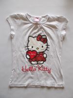 T-Shirt Hello Kitty in Weiß mit Aufdruck Gr. 128-134 zu verkaufen Bielefeld - Dornberg Vorschau