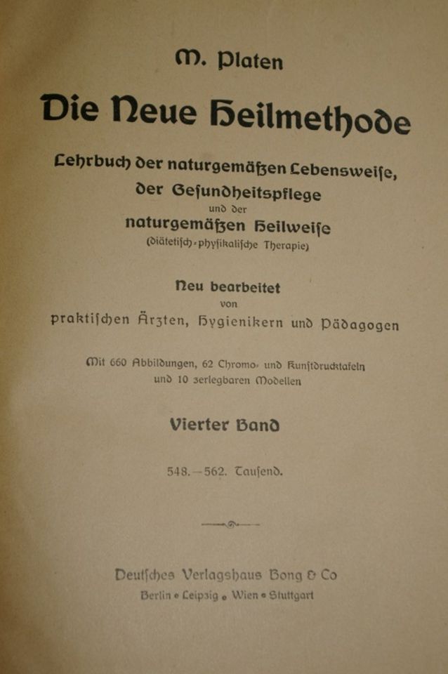 Platen DIE NEUE HEILMETHODE / DAS GESCHLECHTSLEBEN 1905 in Berlin