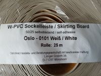 W-PVC Sockelleiste Oslo - 0101 Weiß 50x15 25m selbstklebend Baden-Württemberg - Wendlingen am Neckar Vorschau