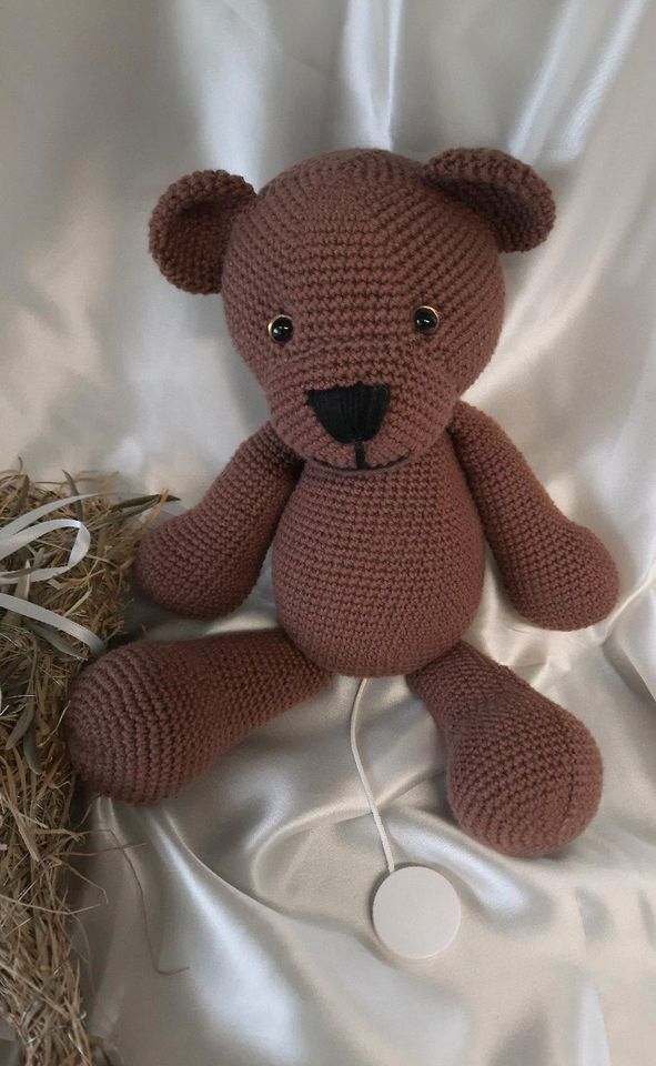 Stofftier, Spieluhr, Bären, Amigurumi, Baby, Handarbeit, BW in Burgrieden