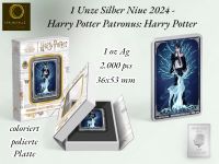 1 Unze Silber Niue 2024 Harry Potter Patronus: Harry Potter Niedersachsen - Wittingen Vorschau