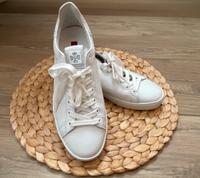 Högl Leder Sneaker, 4, 37, weiss, mit Swarovskisteinen, NEU Sachsen - Stollberg Vorschau
