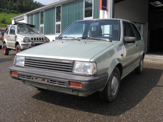 Nissan Micra LX Typ K10 Oldtimer 1. Serie Baujahr 1986 in Burladingen