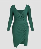Langarm Wickel Kleid grün elegant und sexy Größe 48 - 50 Baden-Württemberg - Rottweil Vorschau