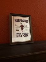 Bar Spiegel Beefeater London distilled dry Gin + Holzrahmen Erlenbach am Main  - Erlenbach Vorschau