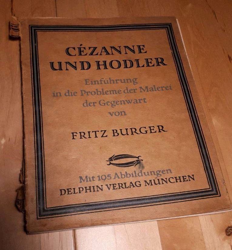 1920 Cezanne und Hodler Fritz Burger Delphin Verlag München in Herrenberg